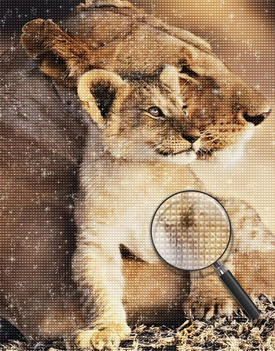 Löwen Diamond Painting
