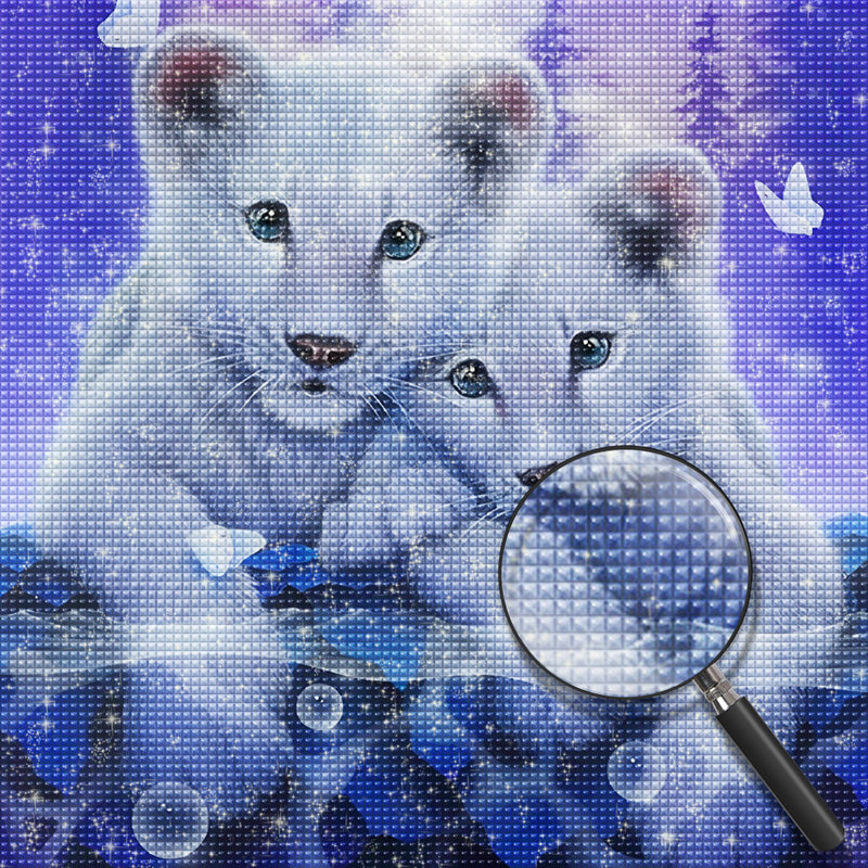 Löwenbabys Diamond Painting