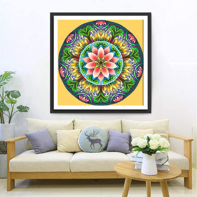 Lotus-Mandala Diamond Painting