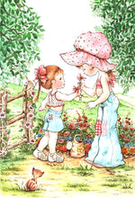 Mädchen im Frühling Diamond Painting