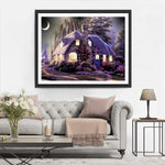 Magisches Haus in der Nacht Diamond Painting