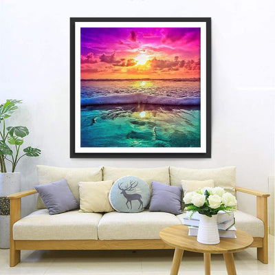 Meer Abendrot Diamond Painting