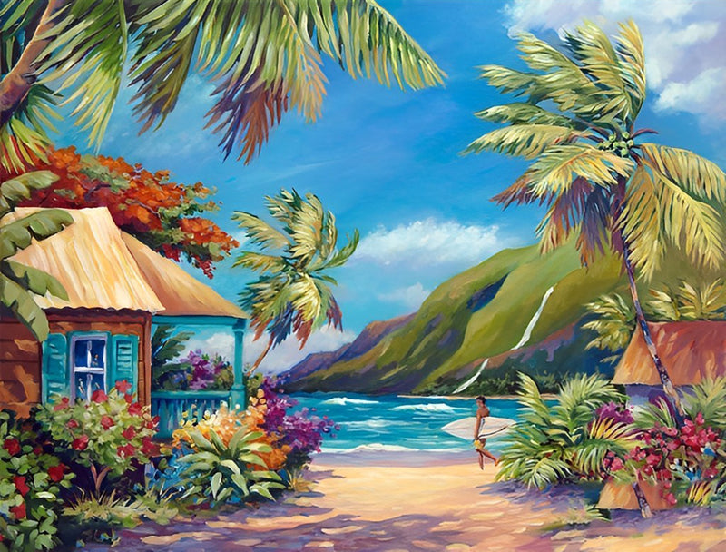 Meer im Sommer Diamond Painting