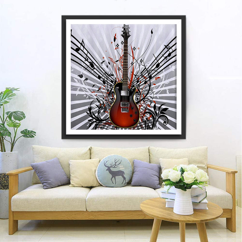 Moderne Gitarre Diamond Painting