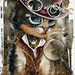 Moderne Katze Diamond Painting