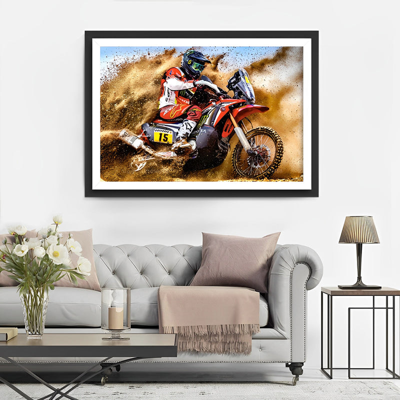 Motorrad Diamond Painting