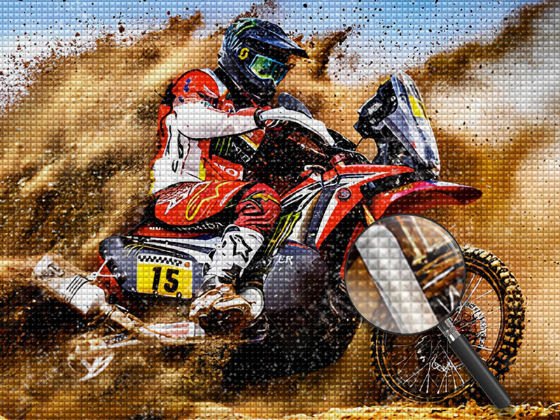 Motorrad Diamond Painting