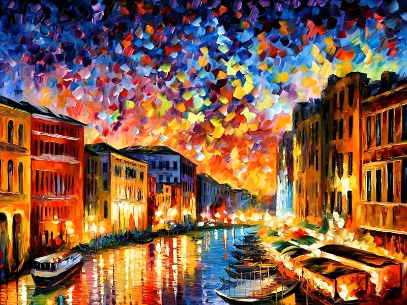 Nacht in Venedig Diamond Painting