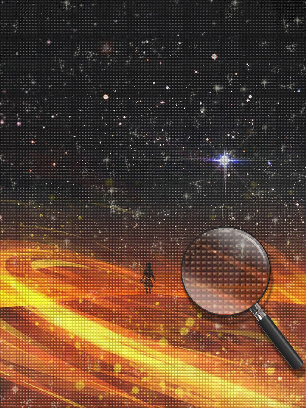 Nachthimmel Sterne Diamond Painting