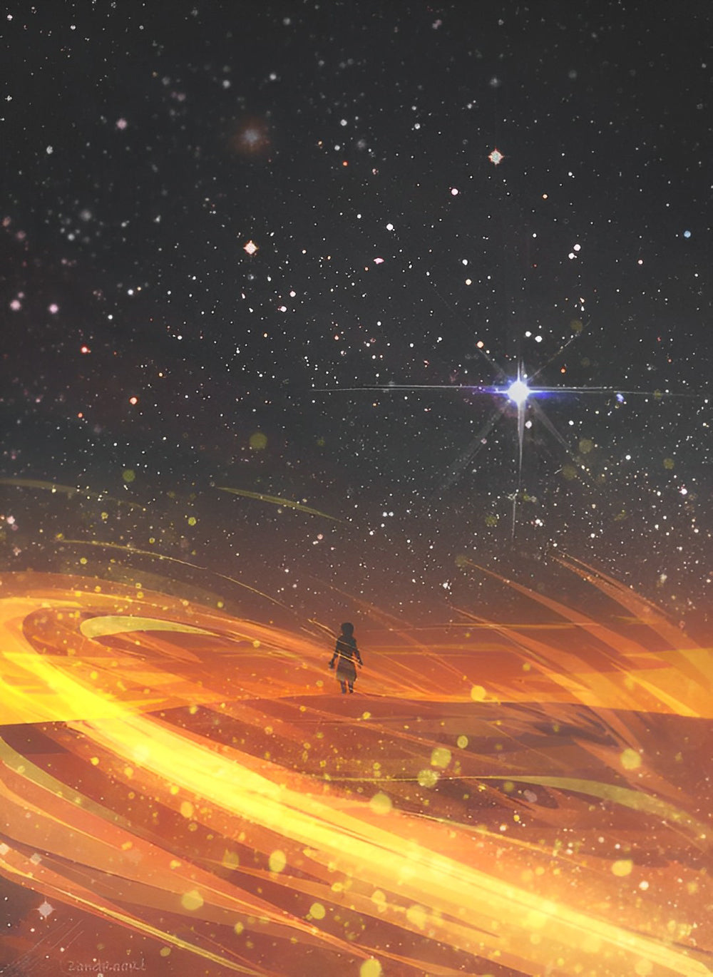 Nachthimmel Sterne Diamond Painting