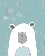 Niedlicher weißer Cartoon-Bär Diamond Painting