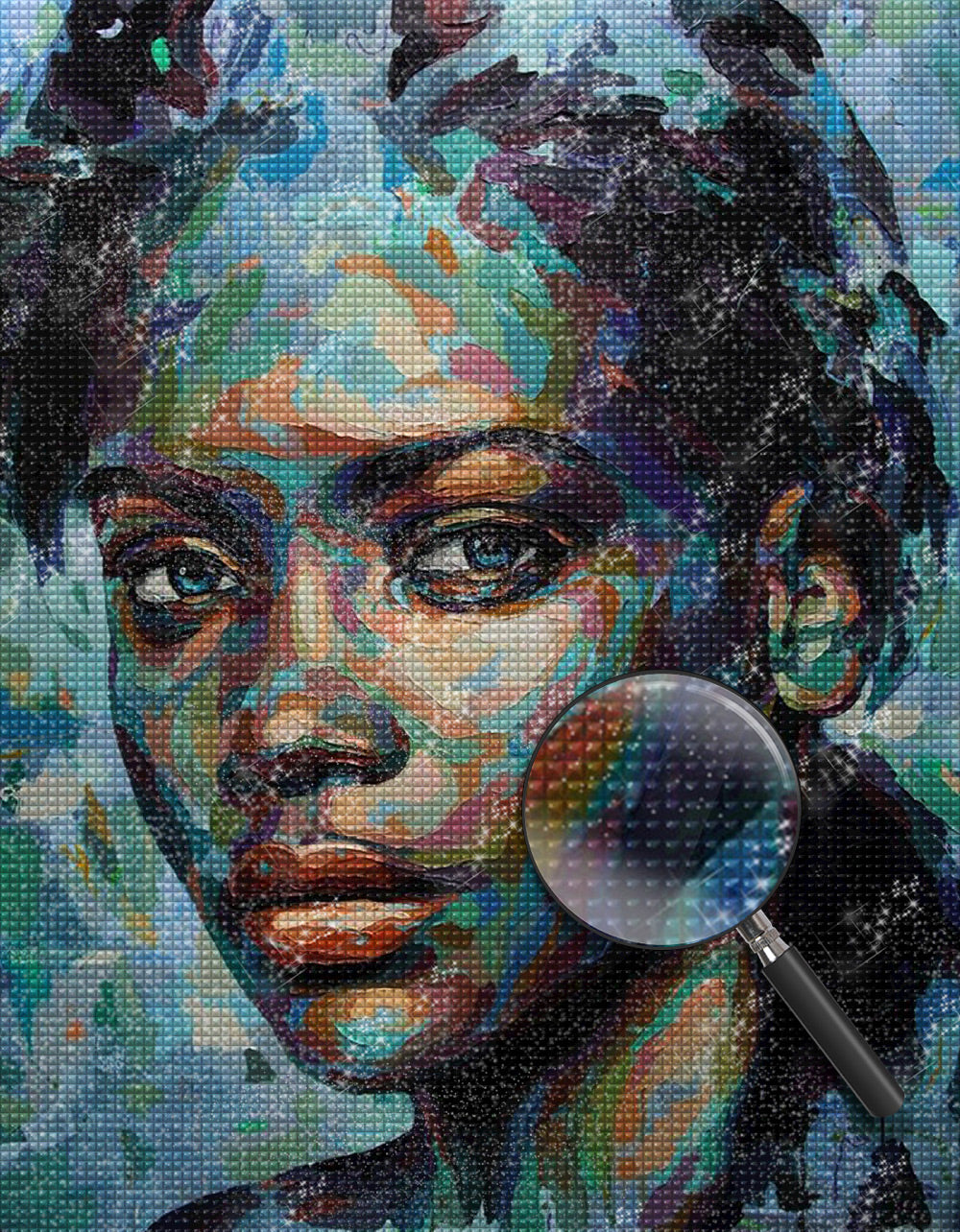 Ölgemälde Frau Diamond Painting