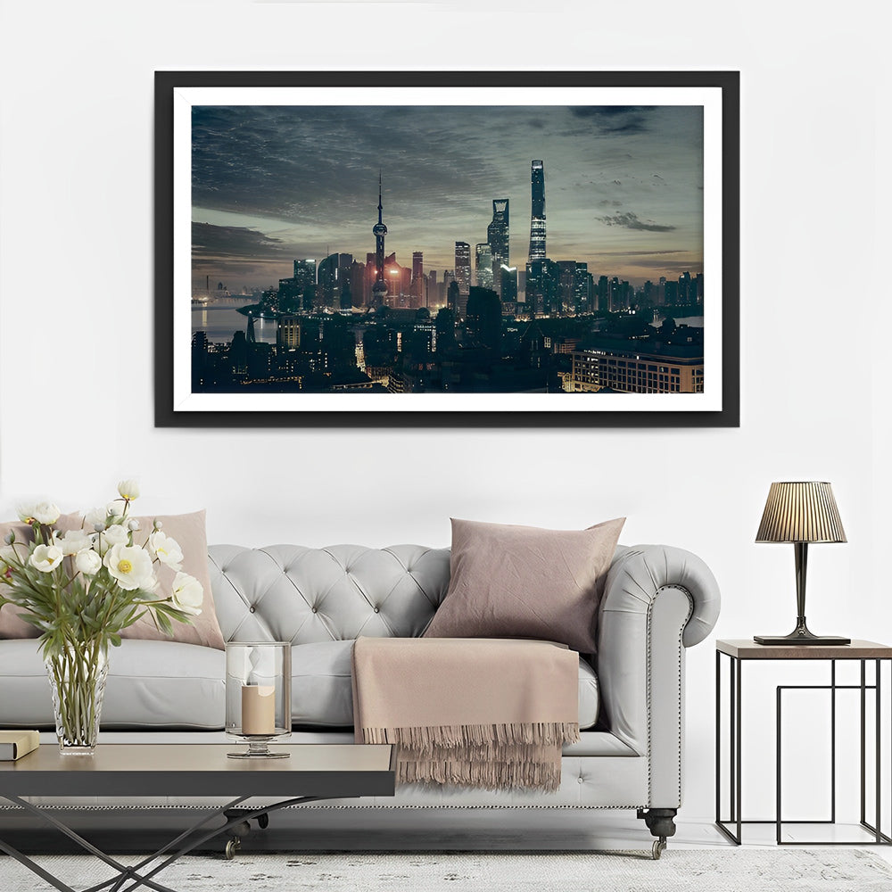 Oriental Pearl Tower, Shanghai Diamond Painting