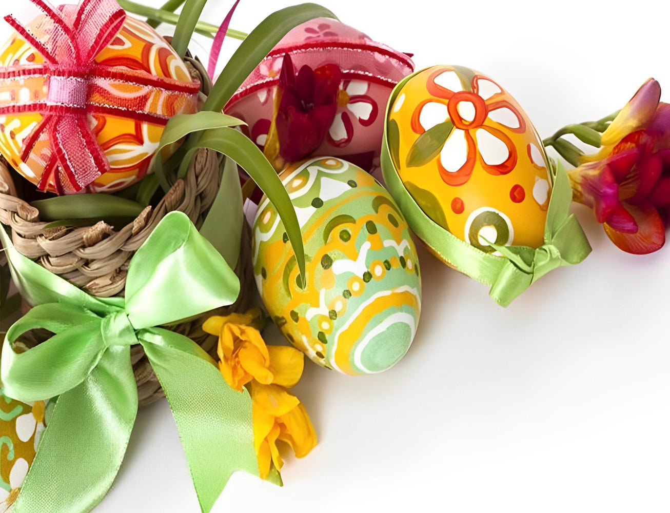 Ostereier und Geschenk Diamond Painting