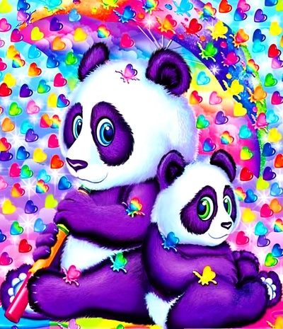 Pandas Diamond Painting