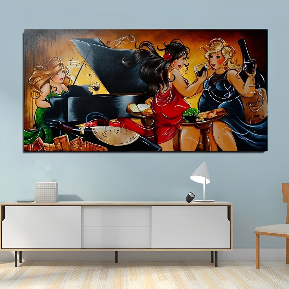 Party der dicken Damen Diamond Painting