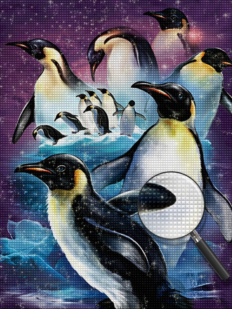 Pinguine Diamond Painting