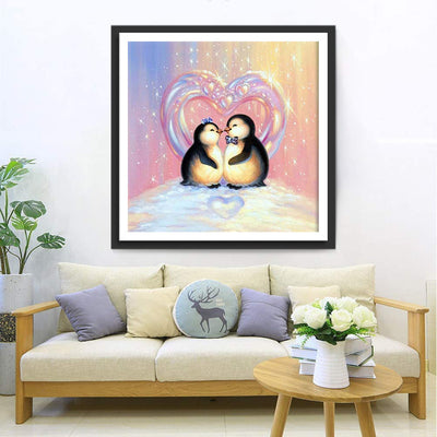 Pinguine Liebespaar Diamond Painting