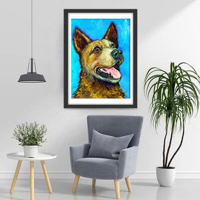 Porträt eines Hundes Diamond Painting