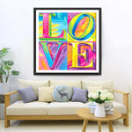 Regenbogen-Liebe Diamond Painting