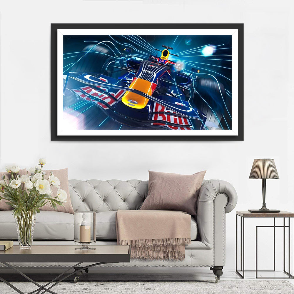 Rennwagen Diamond Painting