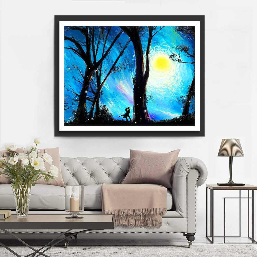 Romantische Nacht Diamond Painting