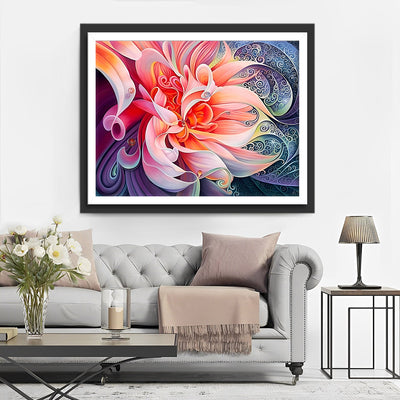 Rosa Blume Diamond Painting