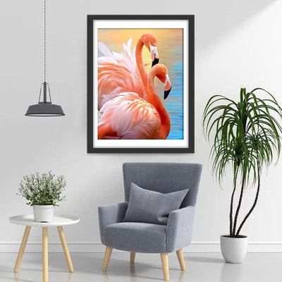 Rosa Flamingos Diamond Painting