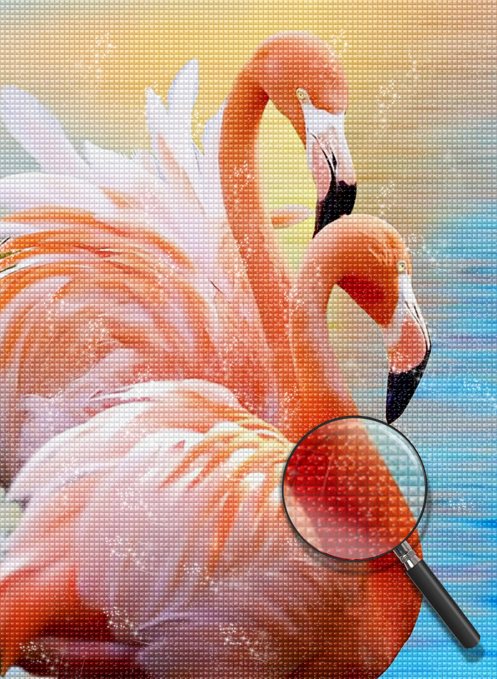 Rosa Flamingos Diamond Painting