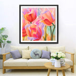 Rosa Tulpen Diamond Painting