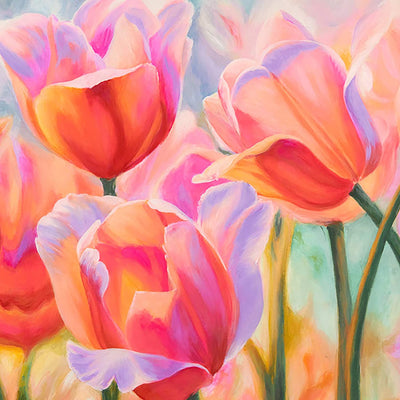 Rosa Tulpen Diamond Painting