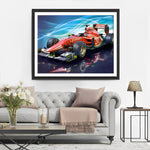 Roter Sportwagen Diamond Painting