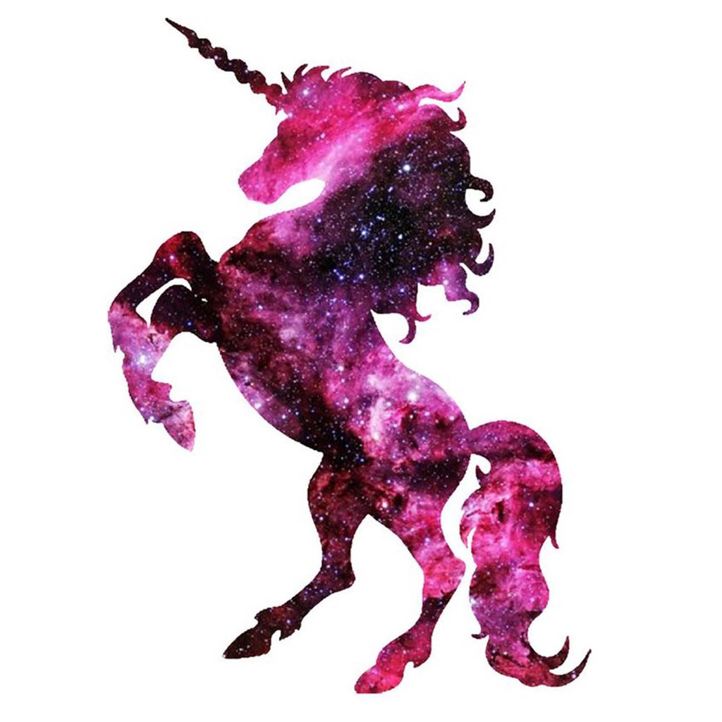 Rotes abstraktes Einhorn Diamond Painting