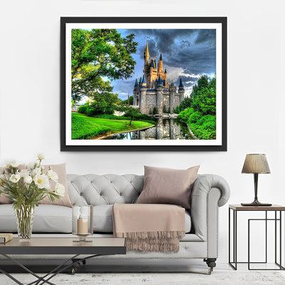 Schloss im Sommer Diamond Painting