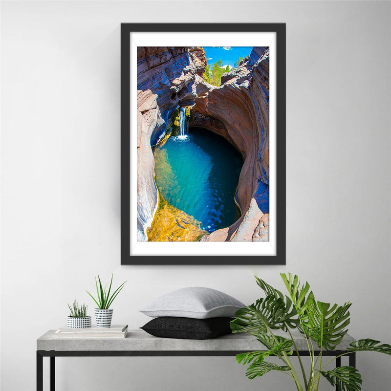 Schlucht Wasserfall Diamond Painting