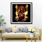 Schrecklicher Skelett-Tod Diamond Painting