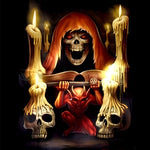 Schrecklicher Skelett-Tod Diamond Painting