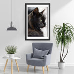 Schwarze Katze Diamond Painting