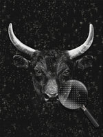 Schwarzweißes Rind Diamond Painting