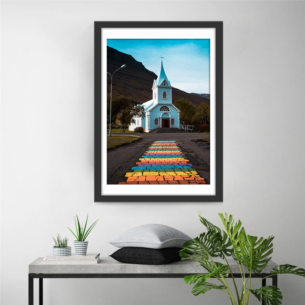 Seyðisfjörður Kirche Diamond Painting