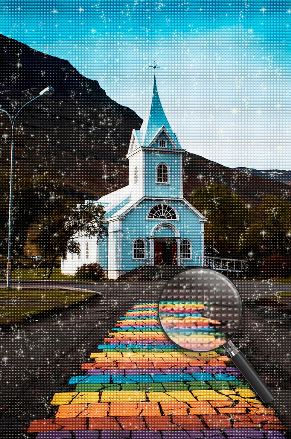 Seyðisfjörður Kirche Diamond Painting