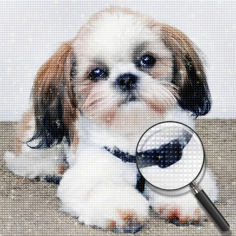 Shih-Tzu-Hund Diamond Painting