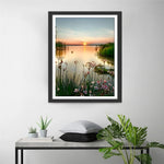 Sonnenaufgang am See Diamond Painting