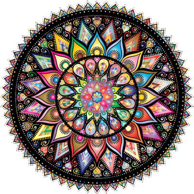 Sonnenblume Mandala Diamond Painting