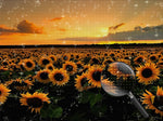 Sonnenblumenfeld Sonnenuntergang Diamond Painting