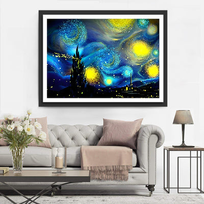 Sternennacht im Stil von van Gogh Diamond Painting