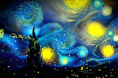 Sternennacht im Stil von van Gogh Diamond Painting