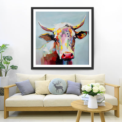 Stier im Ölgemälde Diamond Painting