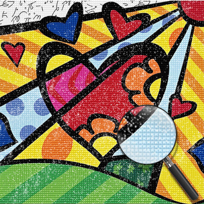 Strahlende Liebe Diamond Painting