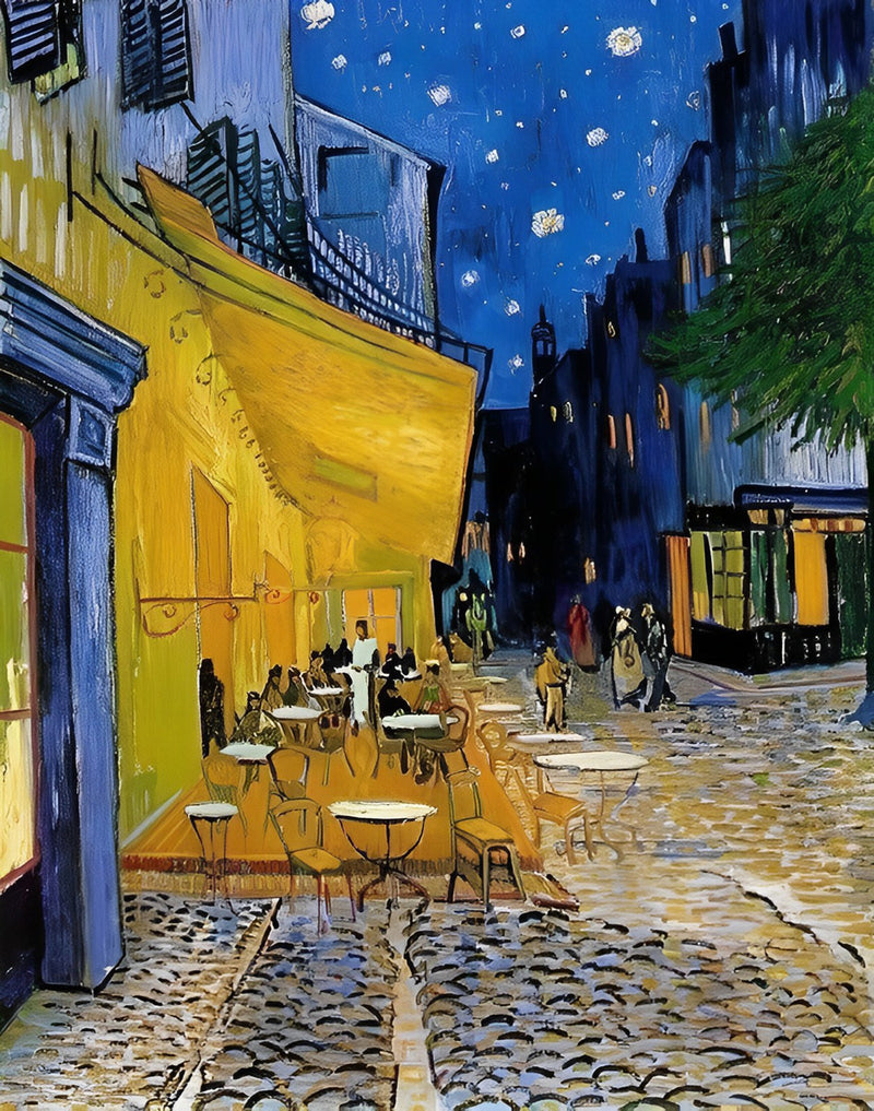 Straße in der Nacht Diamond Painting